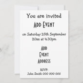 Referworm Design Any Occasion Kaart (Achterkant)