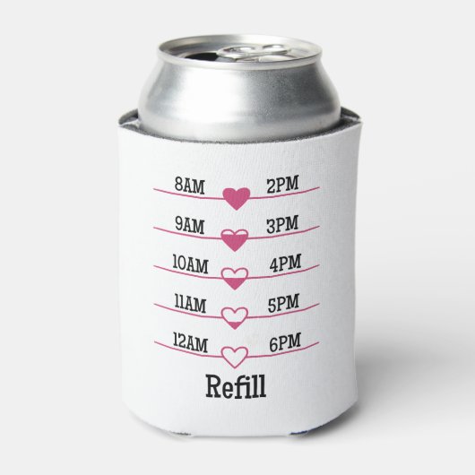 Refill Chart Blikjeskoeler (Blikje Voorkant)