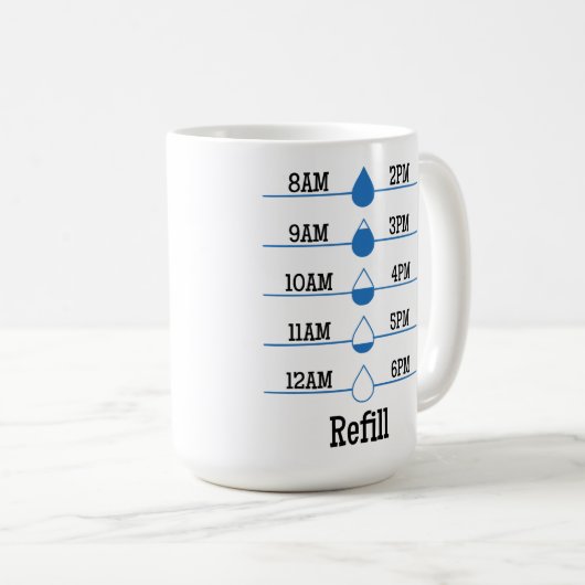 Refill Chart Koffiemok (Voorkant rechts)