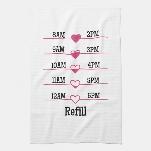 Refill Chart Theedoek (Verticaal)