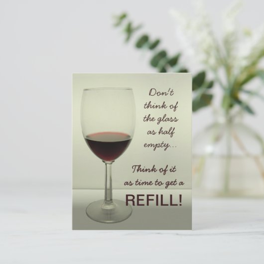 Refill Postcard Briefkaart (Staand voorkant)
