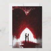 Refined Black White Wedding Overlay Picture 2026  Kaart (Achterkant)