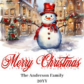 Refined Christmas scene napkins with vintage charm Servet