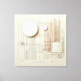 Refined Forms Canvas Afdruk