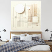 Refined Forms Canvas Afdruk (Insitu (Slaapkamer))