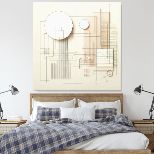 Refined Forms Canvas Afdruk (Insitu (Slaapkamer))
