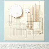 Refined Forms Canvas Afdruk (Insitu (Houten vloer))