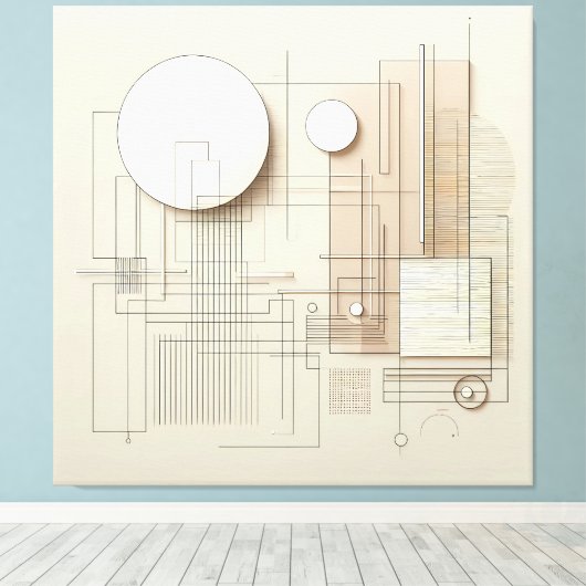 Refined Forms Canvas Afdruk (Insitu (Houten vloer))