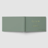 Refined Green Calligraphy Gastenboek (Volledig)