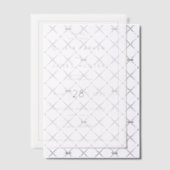 Refined Navy Calligraphy Template Vellum Uitnodigingen (Offset (Uitnodiging))