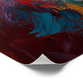 Refined Persian Kitten — Soft Pastel Illustration Poster (Hoek)