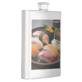 Refined Pour – Elegant Round Sushi Flask Flacon (Rechts)
