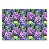 Refined Purple Floral Border Kaart (Achterkant)