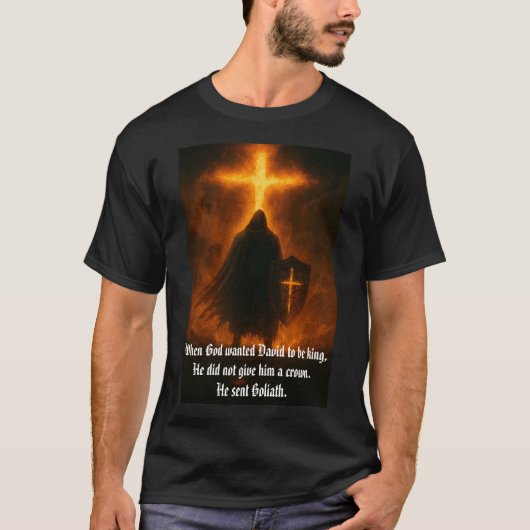 🔥 Refined to Reign – Faith-Forged Tee T-shirt (Voorkant)