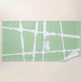 Refined White Light Grunge Modern Dirty Mesh Strandlaken