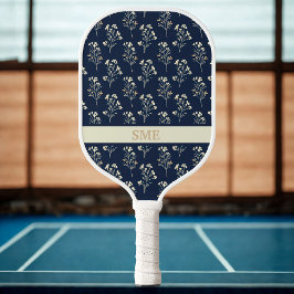 Refined Wildflower Monogram –  Pickleball Paddle