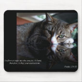 Reflect (Cat) Mousepad Muismat (Voorkant)
