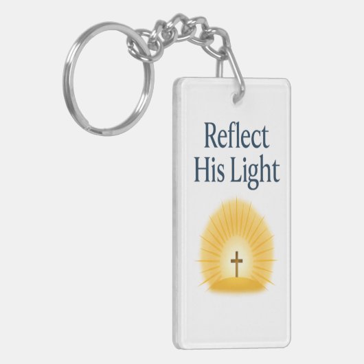 Reflect His Light Custom Easter 2026 Keychain (Voorkant Links)