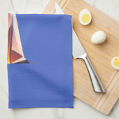 Reflect — Minimalistisch Licht-Toon Logoontwerp Theedoek (Quarter Fold)