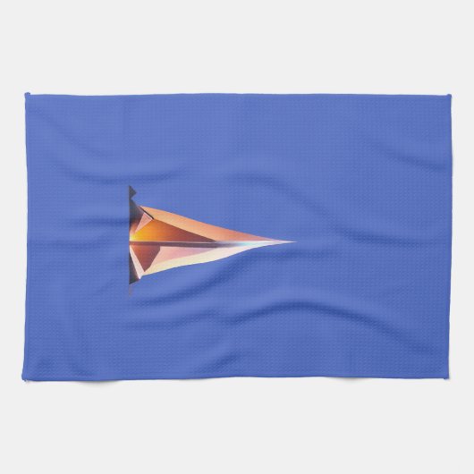 Reflect — Minimalistisch Licht-Toon Logoontwerp Theedoek (Horizontaal)