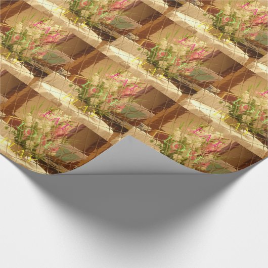 Reflected Blooms Art Print Cadeaupapier (Hoek)