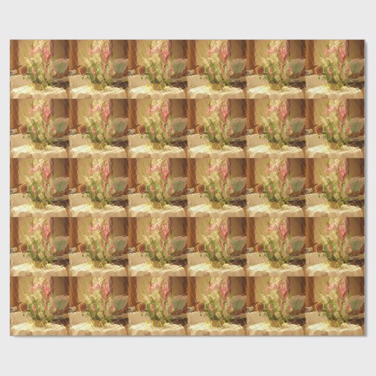 Reflected Blooms Art Print Cadeaupapier (Vlak)