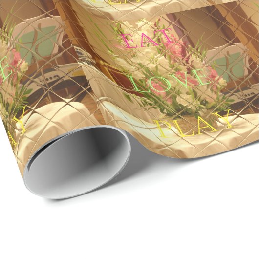 Reflected Blooms Art Print Cadeaupapier (Rol Hoek)