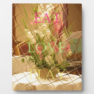 Reflected Blooms Art Print Fotoplaat