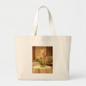 Reflected Blooms Art Print Grote Tote Bag (Voorkant)