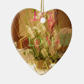 Reflected Blooms Art Print Keramisch Ornament (Rechts)