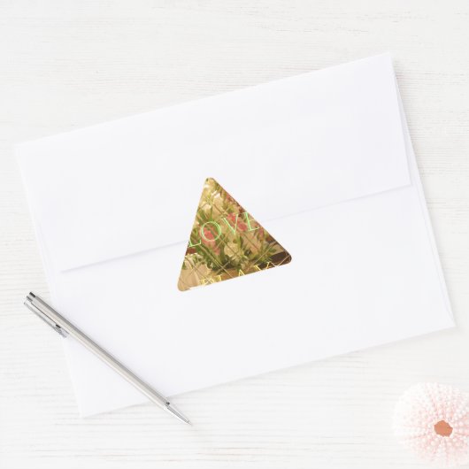 Reflected Blooms Art Print Sticker (Envelop)