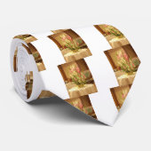 Reflected Blooms Art Print Stropdas (Opgerold)