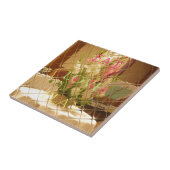 Reflected Blooms Art Print Tegeltje (Zijkant)