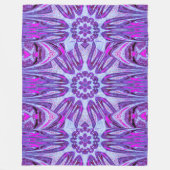 Reflected Lotus 10 Fleece Deken (Voorkant)