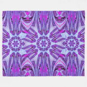 Reflected Lotus 10 Fleece Deken (Voorkant (Horizontaal))