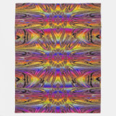 Reflected Lotus 15 Fleece Deken (Voorkant)