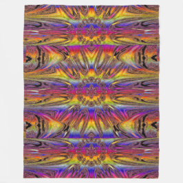 Reflected Lotus 15 Fleece Deken