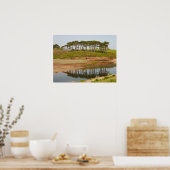 Reflected Pine Trees Poster (Keuken)