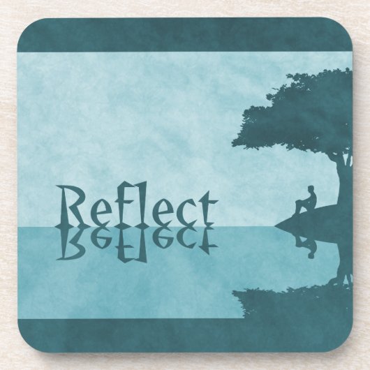 Reflecteer gewoon het Onderzetter van Cork (Voorkant)