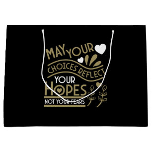 Reflecteer je hoop en motivatie groot cadeauzakje