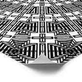 Reflecteer Mandala Raster Poster (Hoek)