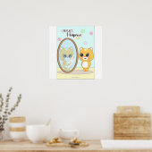 Reflecteer om muurkunst te verbeteren poster (Keuken)