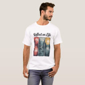 Reflecteer op het Meer van het Leven Inspirerend B T-shirt (Voorkant volledig)
