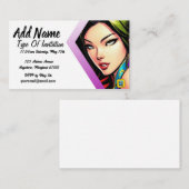 Reflecteer uitnodiging voor haar informatiekaartje (Voorkant / Achterkant)