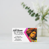 Reflecteer uitnodiging voor haar informatiekaartje (Staand voorkant)