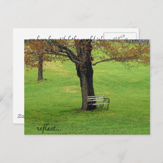 Reflecteren Briefkaart (Voorkant / Achterkant)