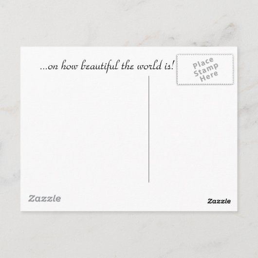 Reflecteren Briefkaart (Achterkant)