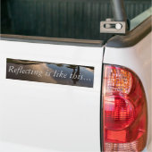 Reflecteren - Bumpersticker (Op Truck)