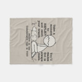 Reflecteren Fleece Deken (Voorkant (Horizontaal))