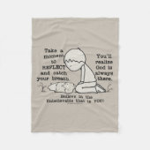 Reflecteren Fleece Deken (Voorkant)